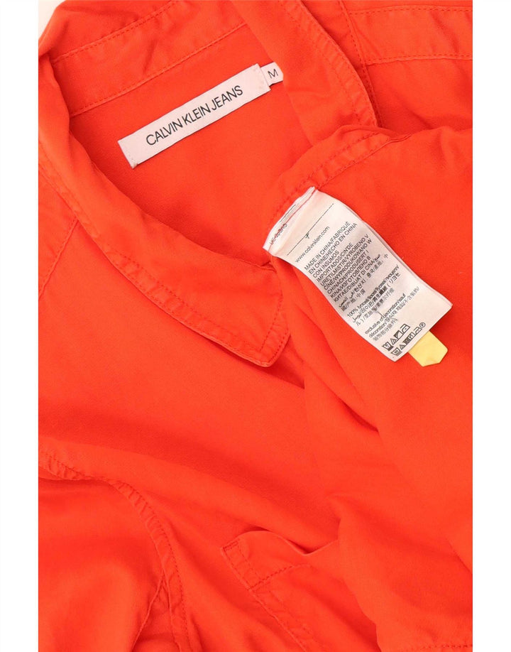 Ženska košulja Calvin Klein Jeans UK 14 srednje narančasta liocel