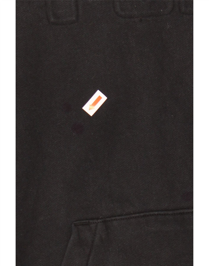 PUMA Mens Graphic Hoodie Jumper Medium Black Cotton Vintage Puma and Second-Hand Puma from Messina Hembry 