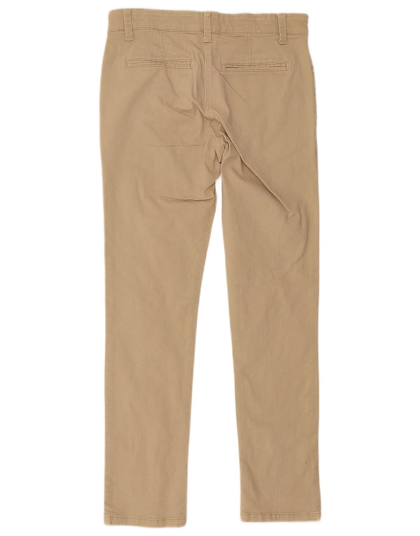 Benetton uske chino hlače za dječake 11-12 godina 2XL W30 L28 bež pamuk