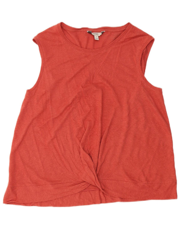 Marks & Spencer ženski prsluk UK 16 Large Maroon lan