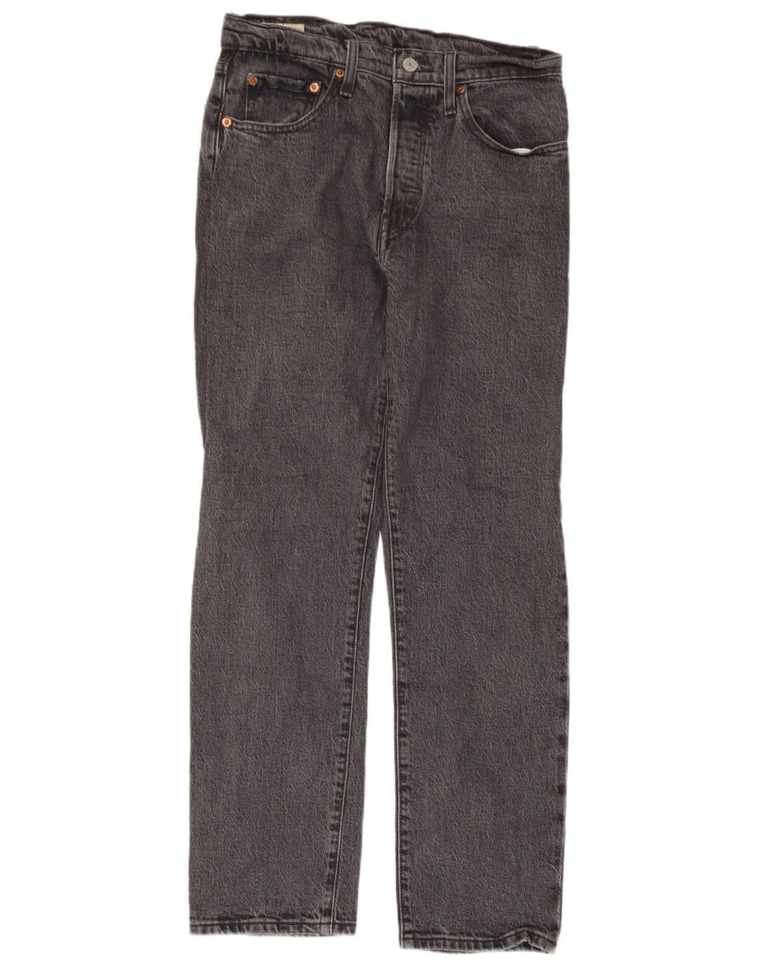 Levi's muške 501 ravne traperice W27 L28 sivi pamuk