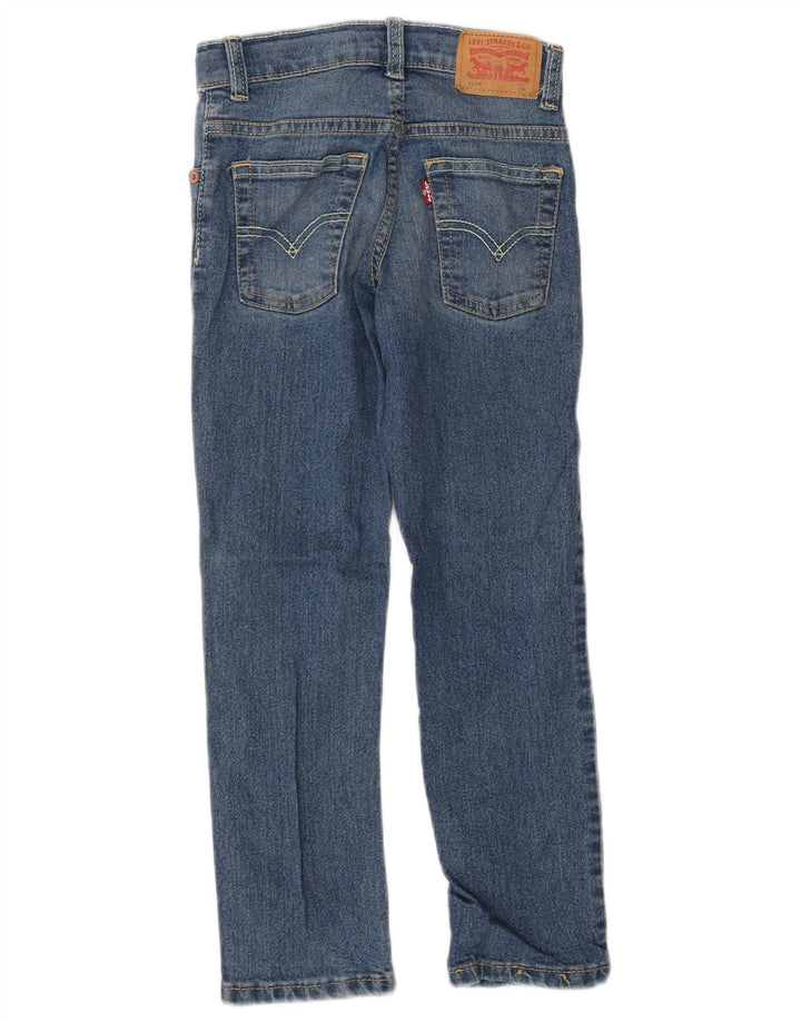 Levi's Boys 511 uske traperice 6-7 godina W22 L22 plavi pamuk
