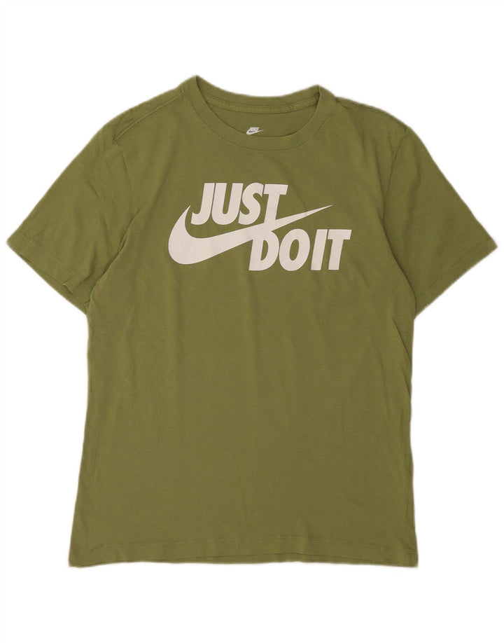 Nike Muška majica kratkih rukava s grafičkim motivima, mali zeleni pamuk