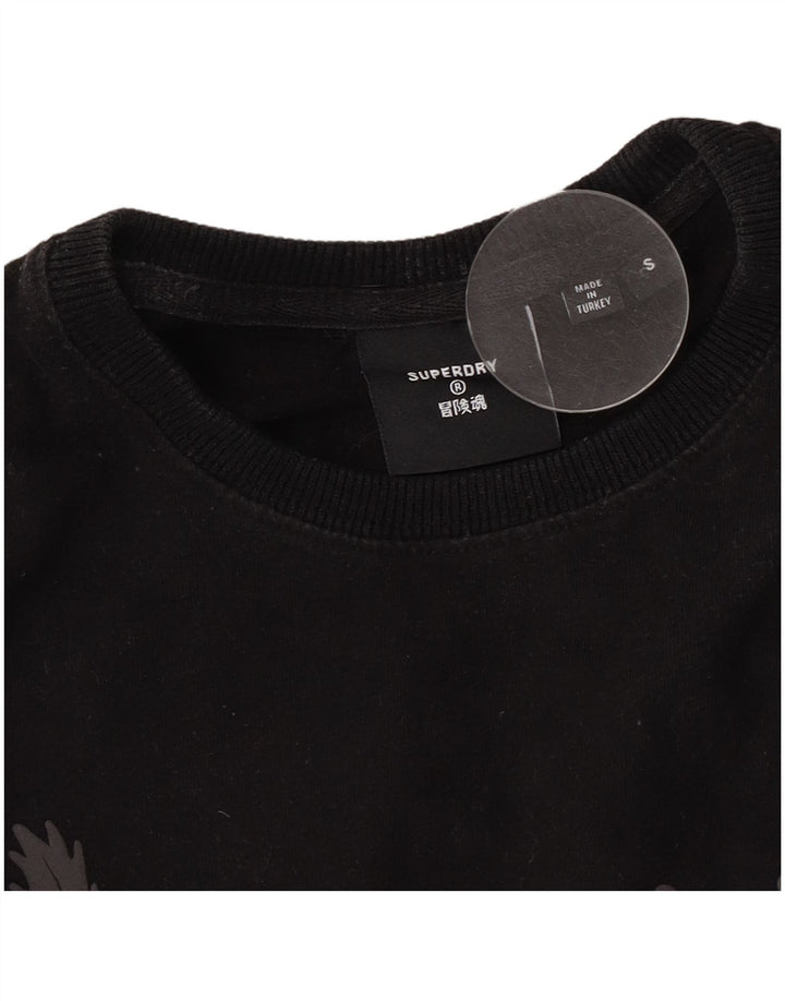 Superdry muška majica s grafičkim motivima, mala crna