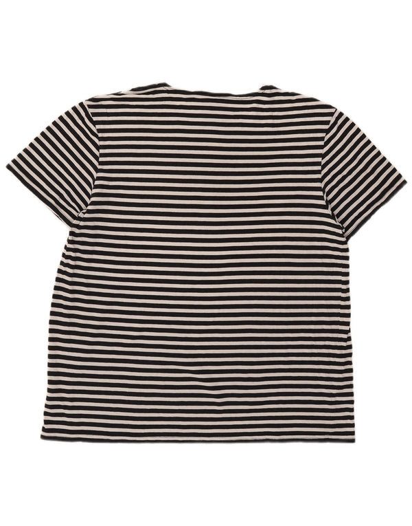 Jeftina Monday muška majica kratkih rukava XL, pamuk na crne pruge