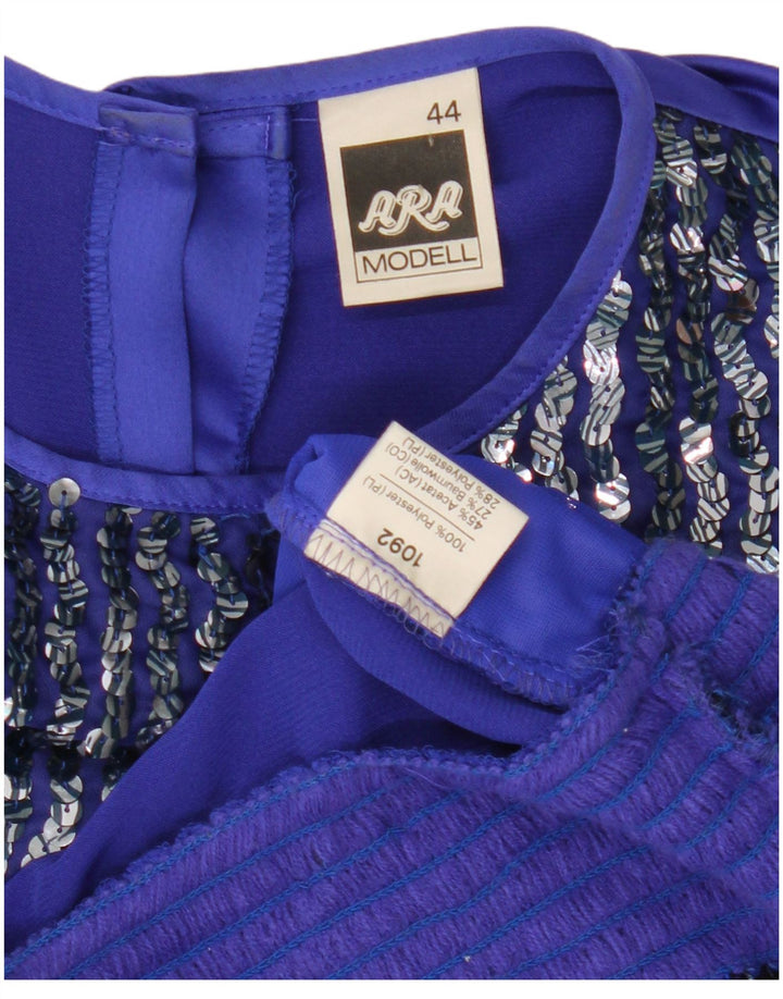 ARA ženski gornji dio bluze dugih rukava EU 44 XL plavi poliester