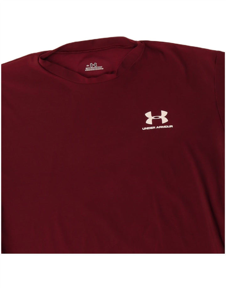 UNDER ARMOUR Ženska majica dugih rukava UK 18 XL Bordo poliester