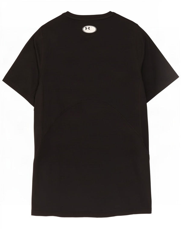 Under Armour Mens Heat Gear T-Shirt Top Small Black