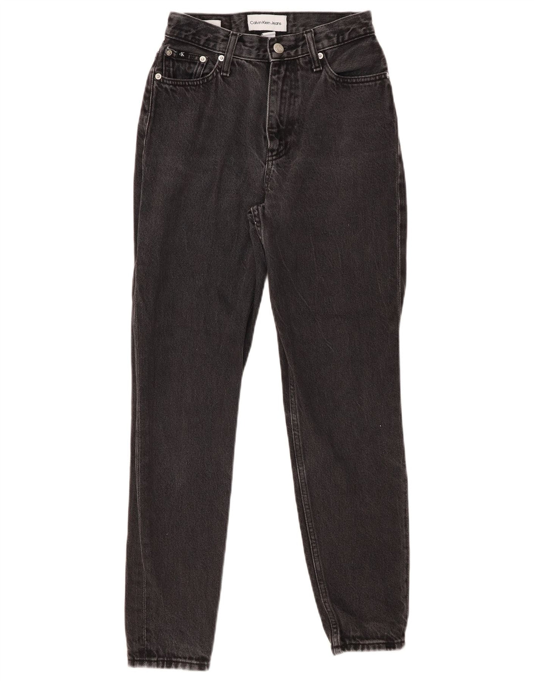 CALVIN KLEIN Ženske uske traperice W25 L27 crni pamuk