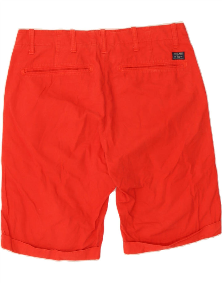 WOOLRICH Mens Chino Shorts W32 Medium Red Vintage Woolrich and Second-Hand Woolrich from Messina Hembry 