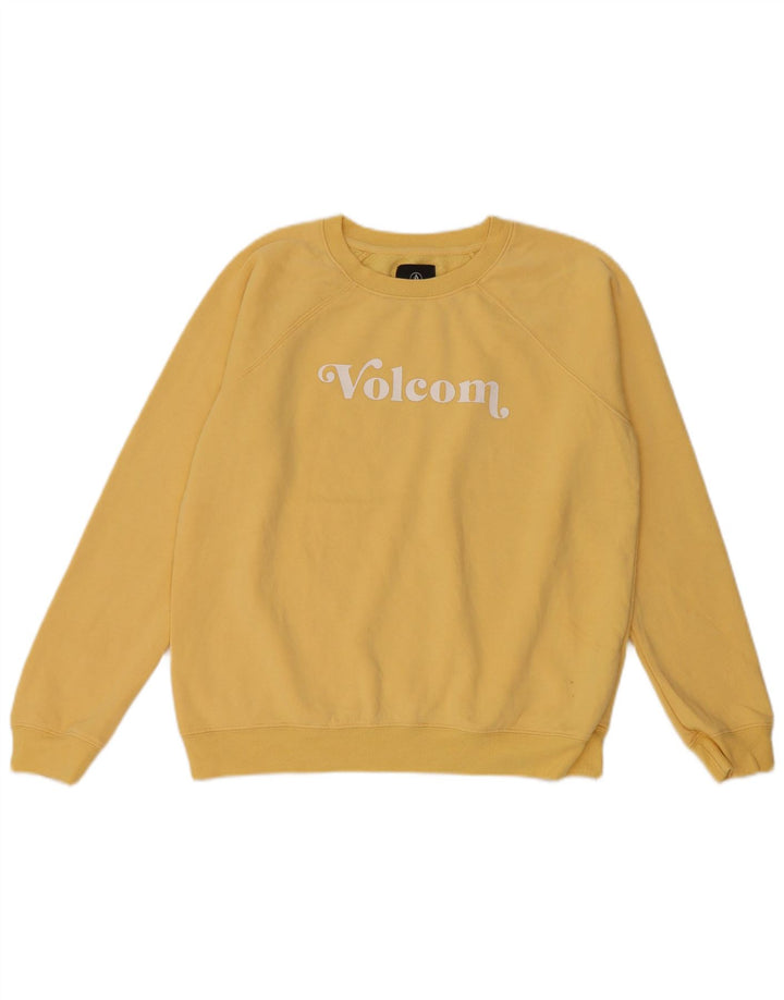 Ženska majica Volcom s grafičkim motivima, US 4/6, mala žuta