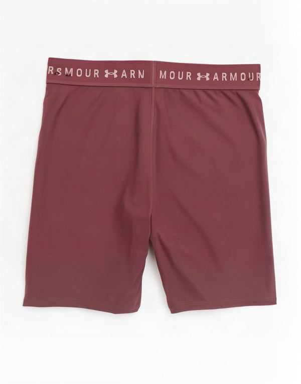 Under Armour ženske kratke sportske hlače s grafičkim motivima UK 20 2XL tamnocrveni poliester