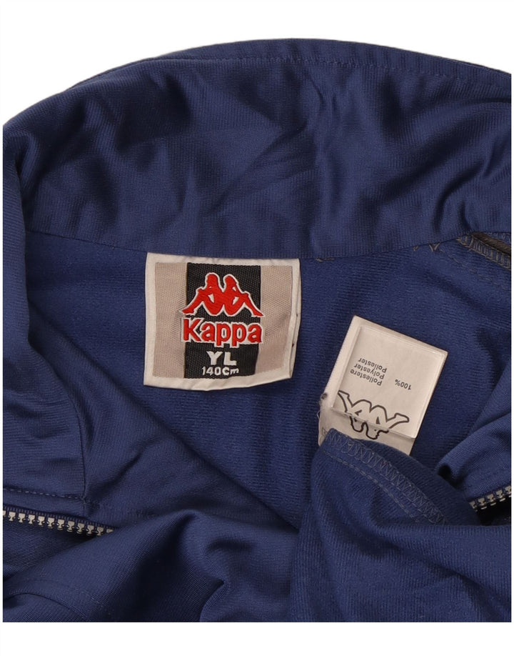 Kappa Boys Gornja jakna trenirke 9-10 godina velika plava poliesterska boja