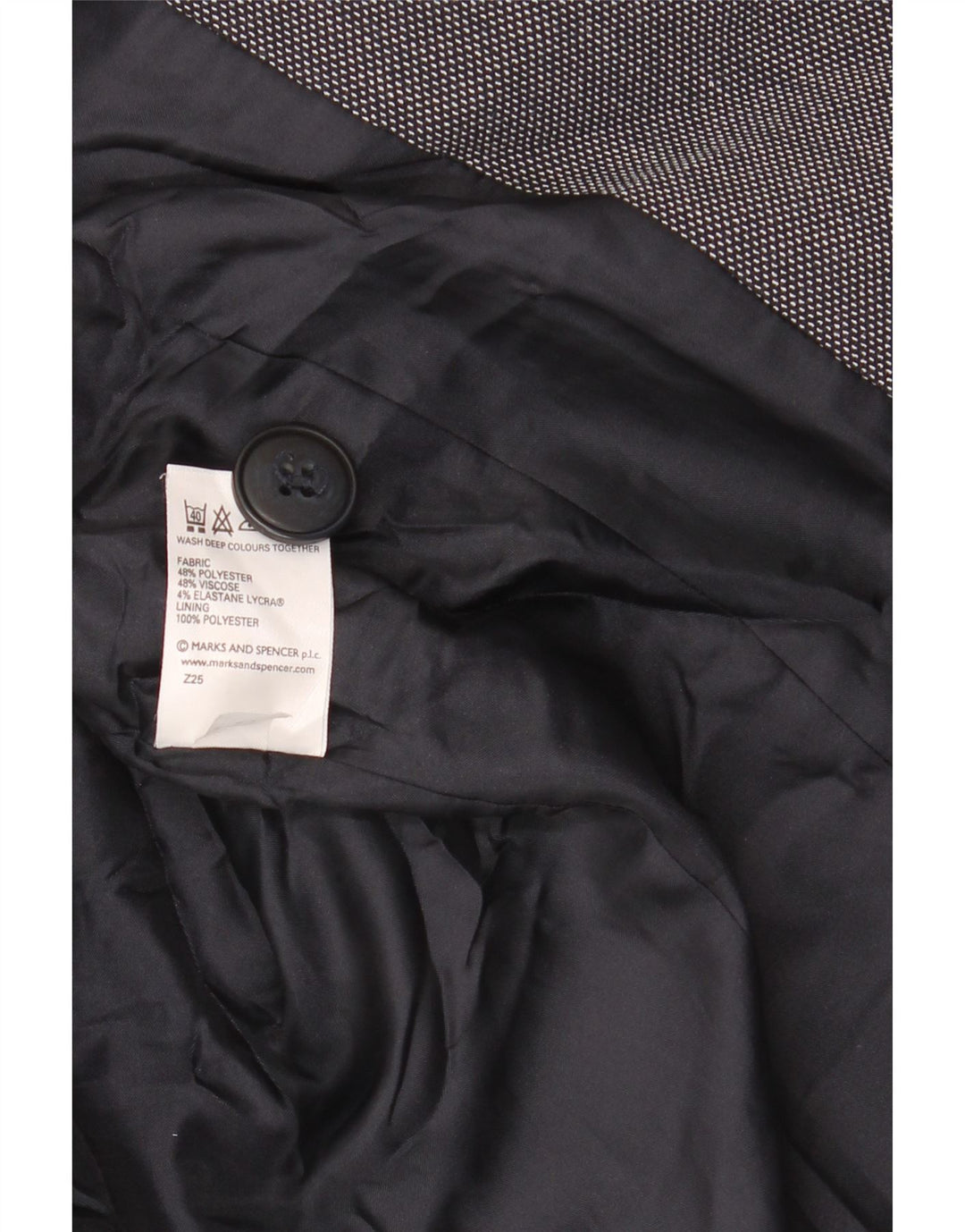 Marks & Spencer ženska standardna sako jakna UK 16 Large tamnoplava