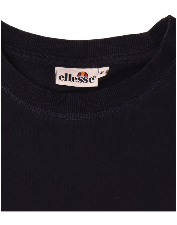 Muška majica kratkih rukava Ellesse srednje tamnoplavi pamuk