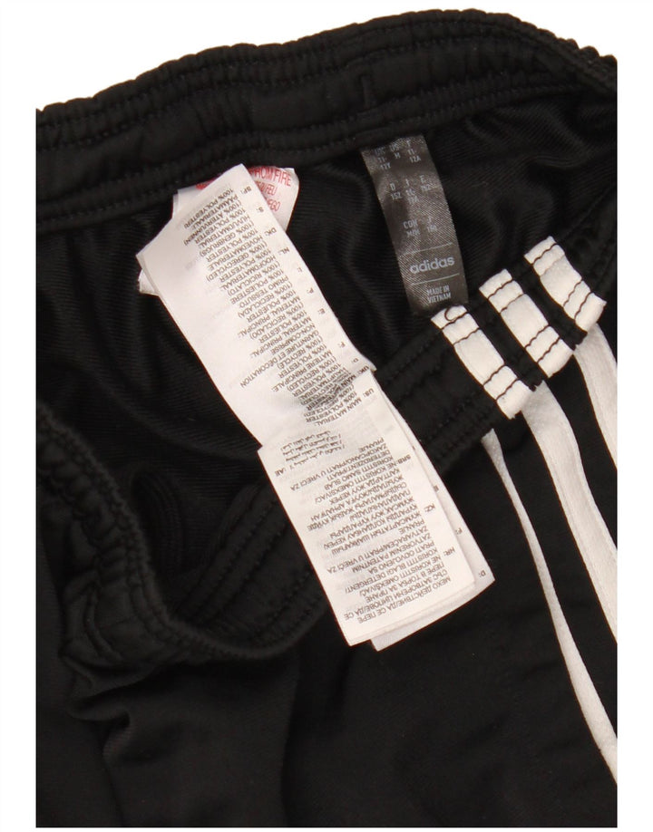 ADIDAS Hlače za trenirku za djevojčice 11-12 godina crne poliesterske