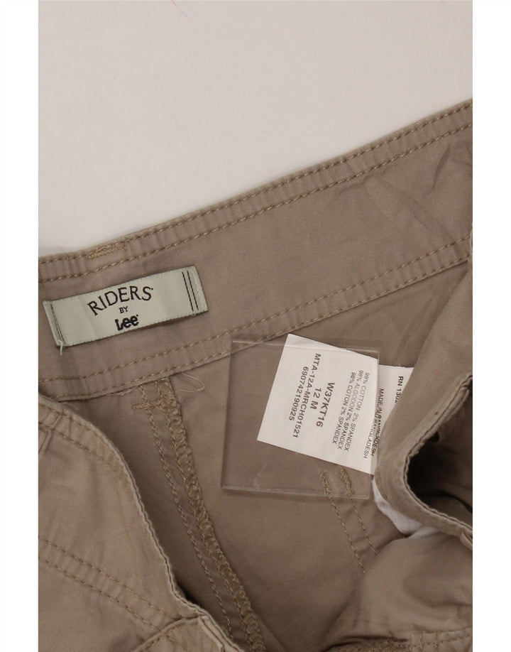 LEE Womens Riders Cargo Shorts US 12 Large W32 Beige Cotton Vintage Lee and Second-Hand Lee from Messina Hembry 