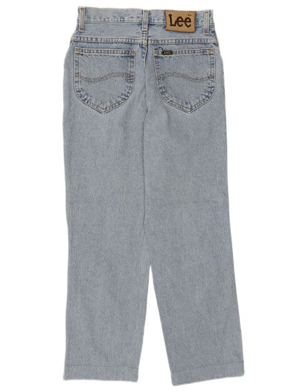 Lee kratke ženske traperice visokog struka US 14 Large W28 L26 plavi pamuk