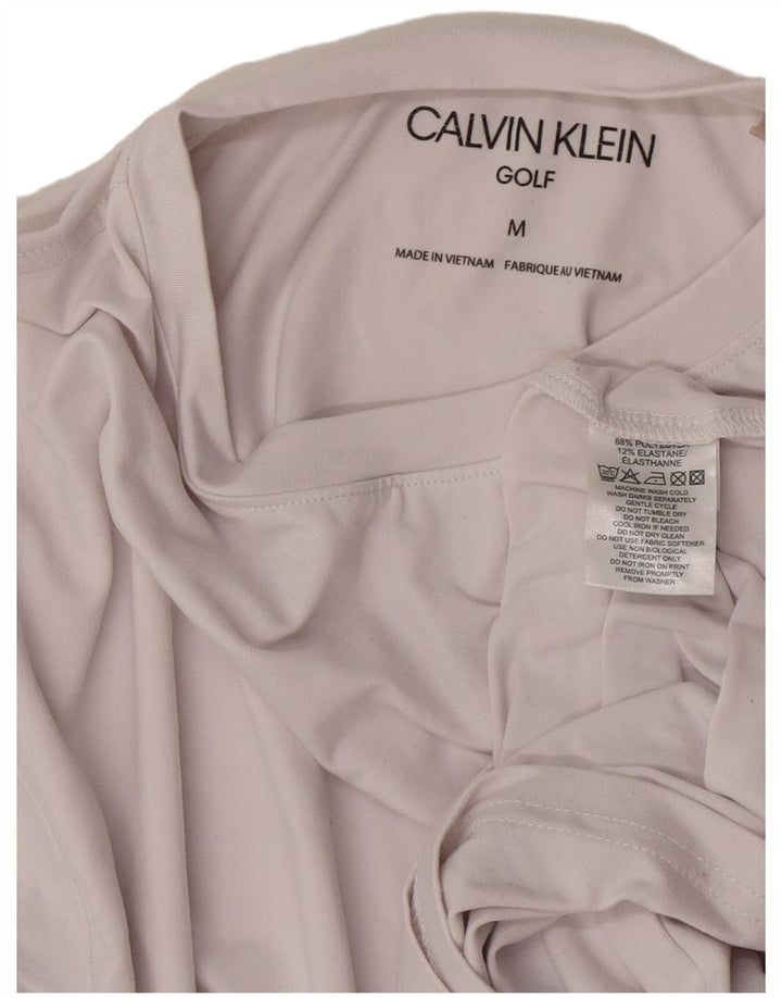 Calvin Klein muška majica kratkih rukava za golf Srednje sivi pamuk