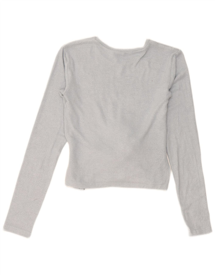 Zara ženski kratki rukav dugih rukava UK 10 Small Blue