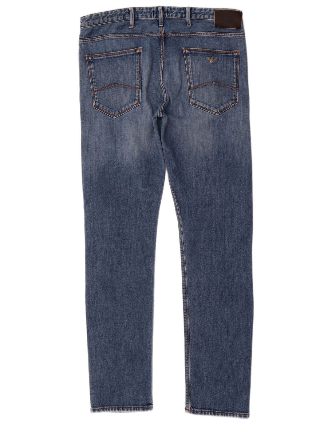 Armani muške uske traperice W33 L31 tamnoplavi pamuk