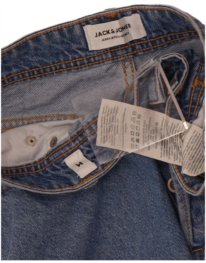 Jack & Jones muške traper kratke hlače srednje veličine W32 plavi pamuk