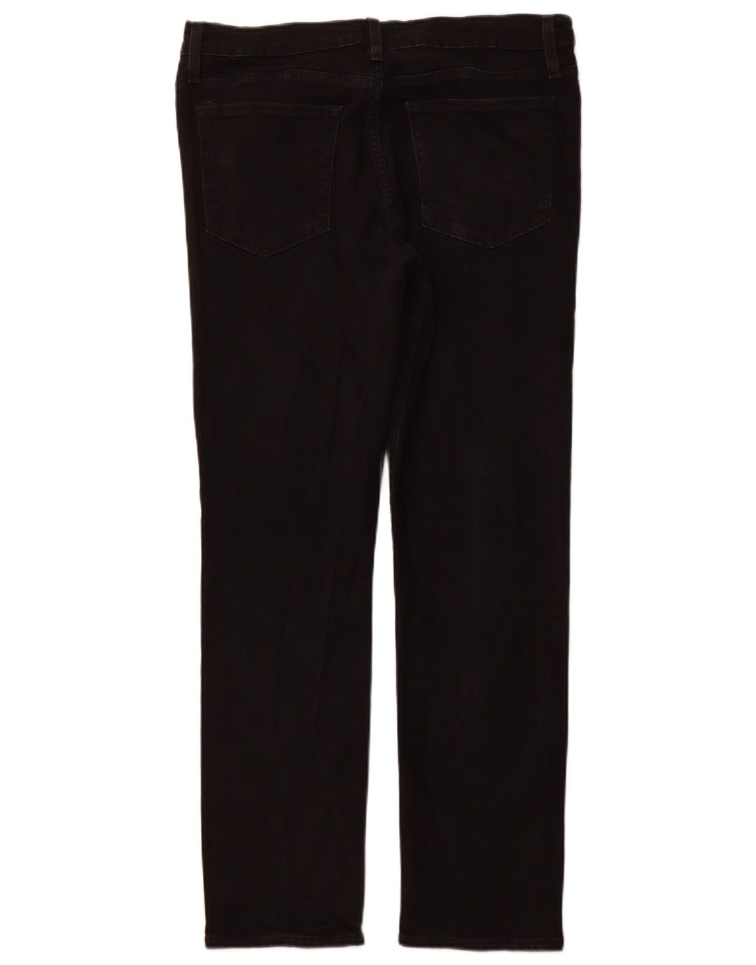 J. CREW Muške Flex ravne traperice W34 L32 crni pamuk