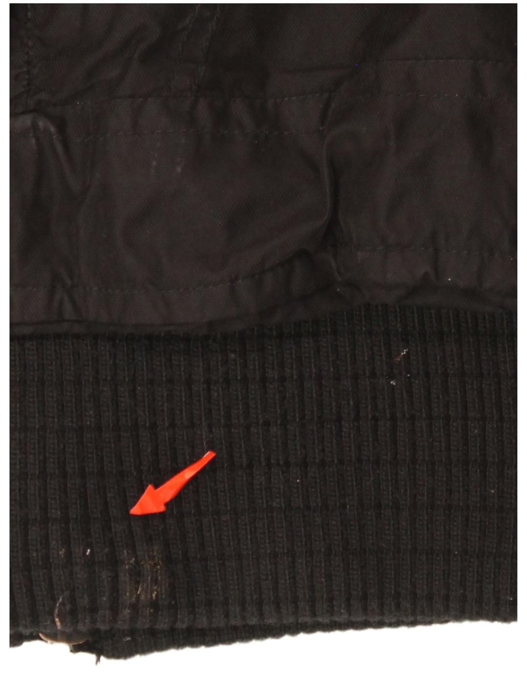 KHUJO ženska jakna parka s kapuljačom UK 12 srednji crni poliester