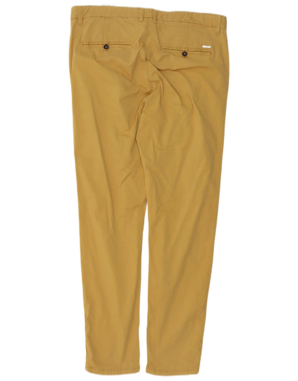 Zara muške uske chino hlače EU 46 XL W36 L32 Žuti pamuk