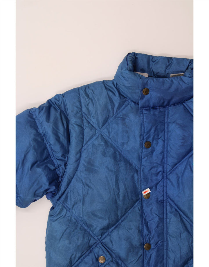 LOTTO Boys Padded Jacket 15-16 Years XL Blue Nylon Vintage Lotto and Second-Hand Lotto from Messina Hembry 