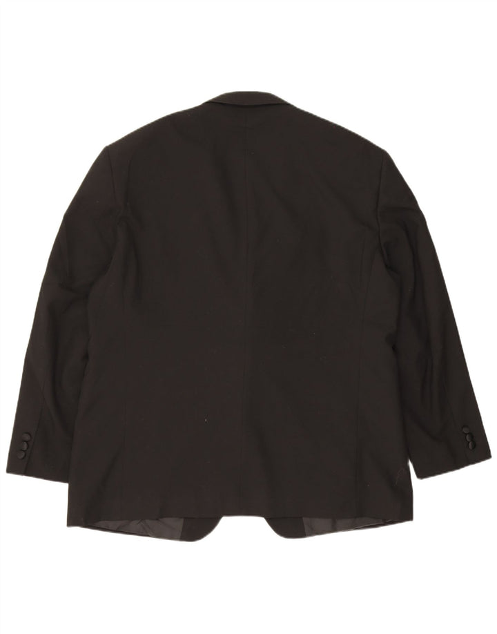 Marks & Spencer muška jakna sa 2 gumba UK 44 XL crni poliester