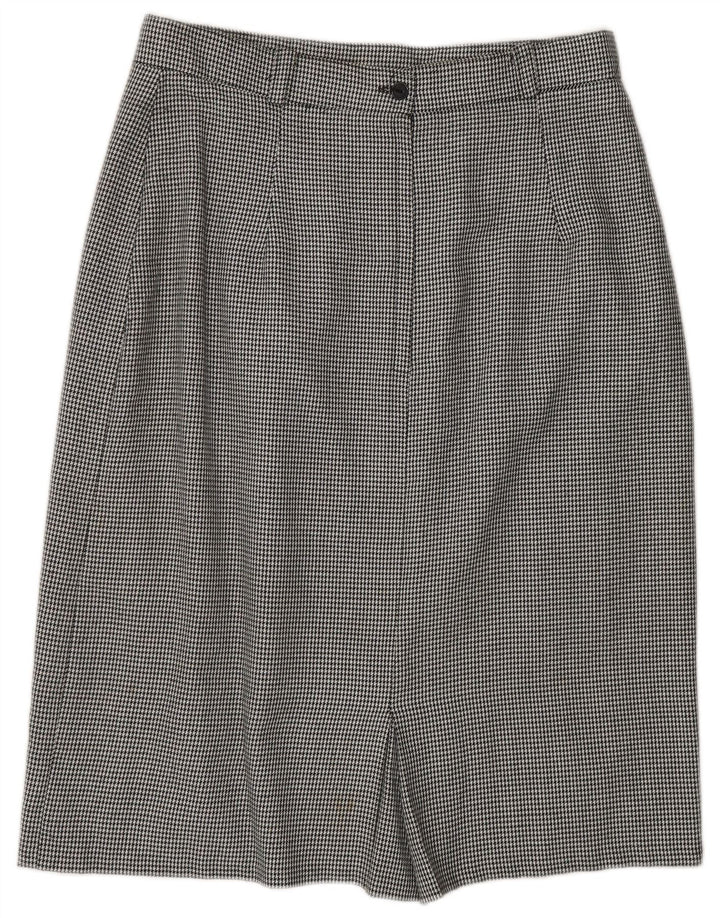 ST. BERNARD ženska midi ravna suknja UK 16 Large W30 crna houndstooth