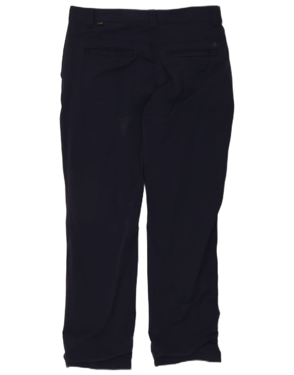 Calvin Klein muške golf ravne chino hlače W36 L31 tamnoplavi najlon