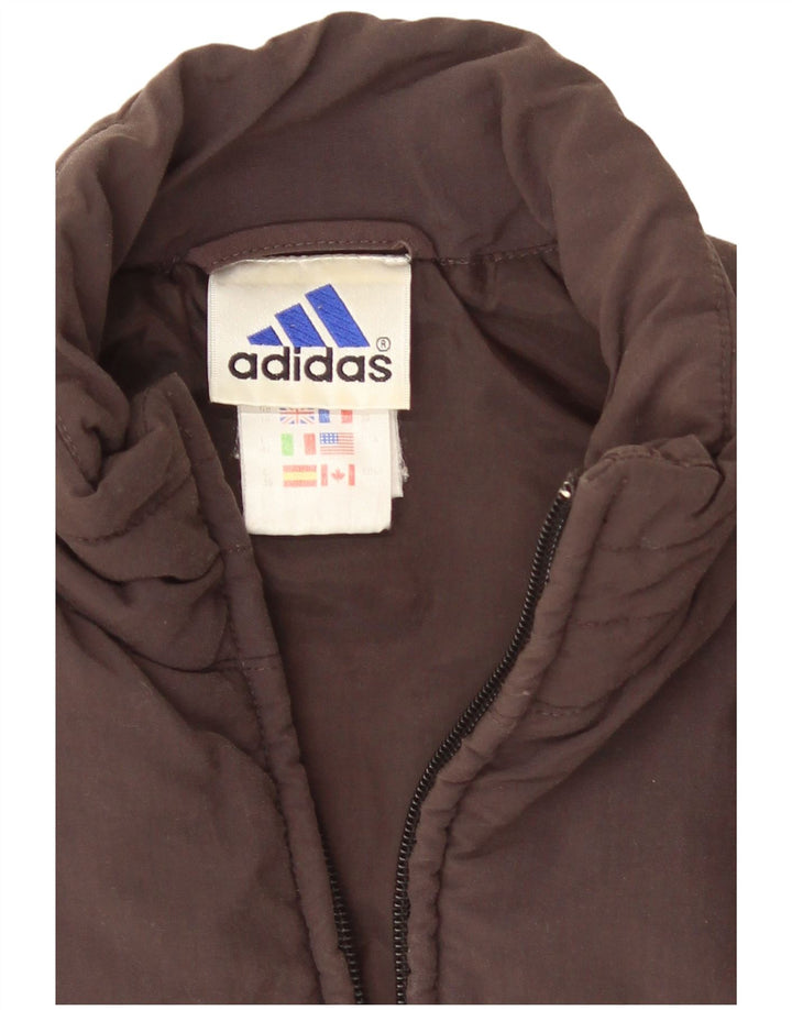 Adidas ženska podstavljena jakna UK 10 mala smeđa poliamid