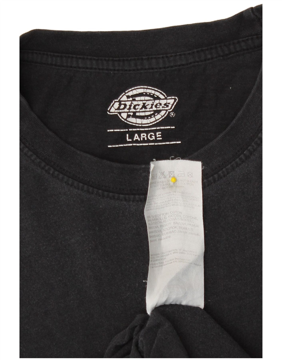 Velika muška majica Dickies, crni pamuk