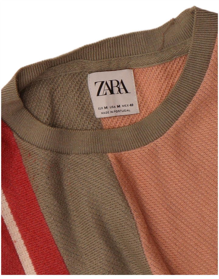 Zara muška majica kratkih rukava srednje raznobojne pruge