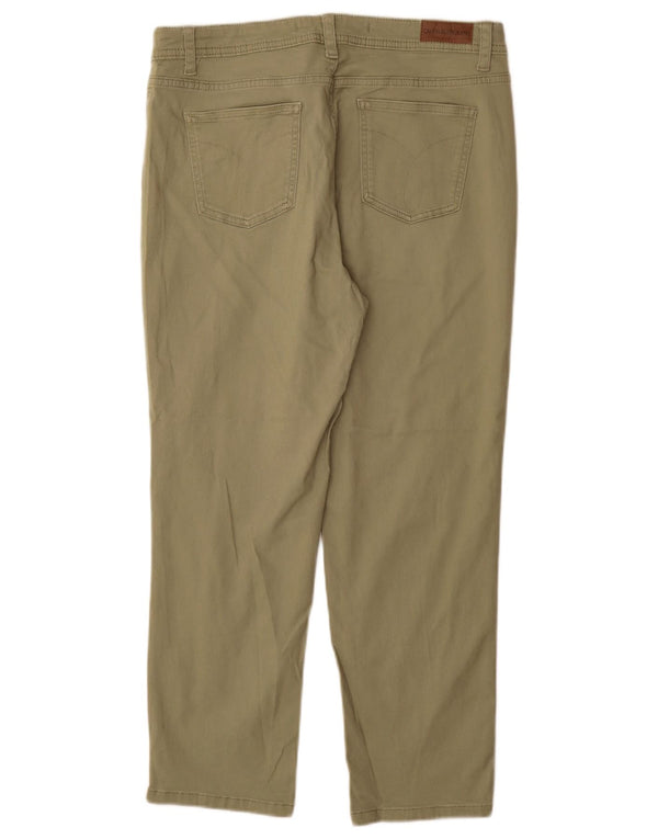 CALVIN KLEIN Ženske sužene ležerne hlače US 10 Large W30 L27 Zelene