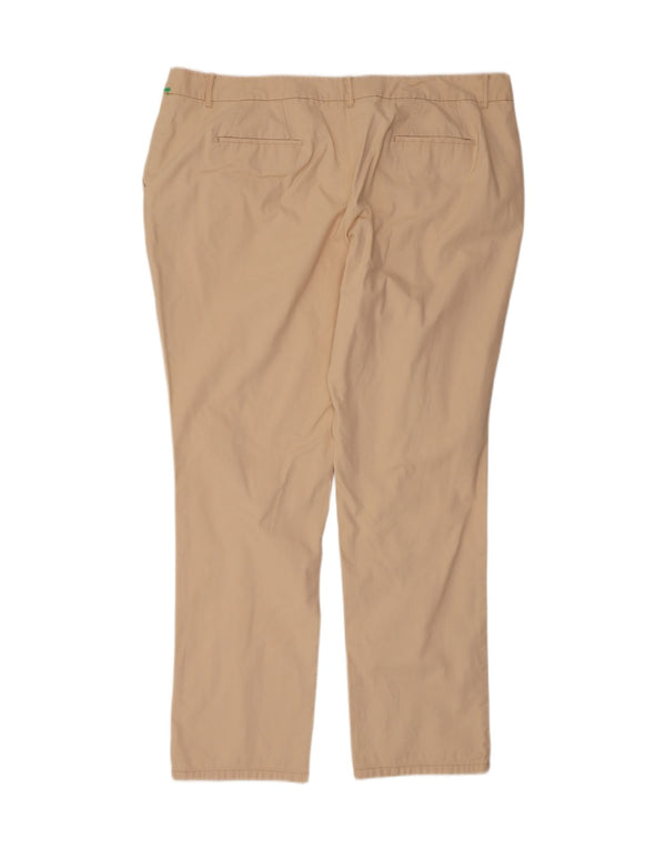Boden ženske uske chino hlače UK 22 3XL W44 L32 bež pamuk