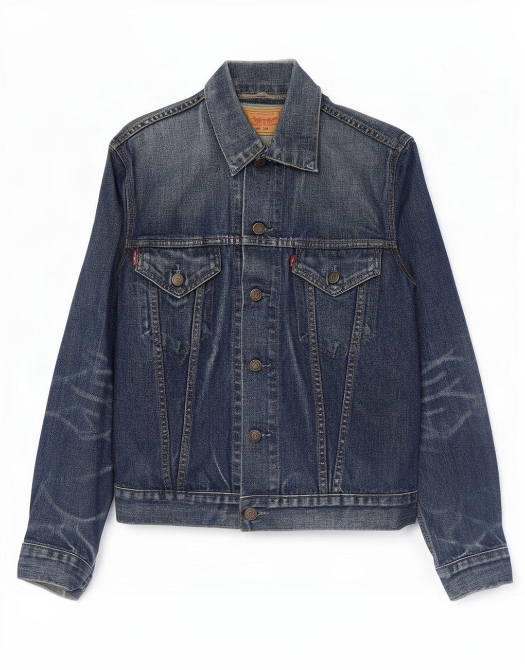 Levi's muška traper jakna UK 36 Mala tamnoplava pamuk