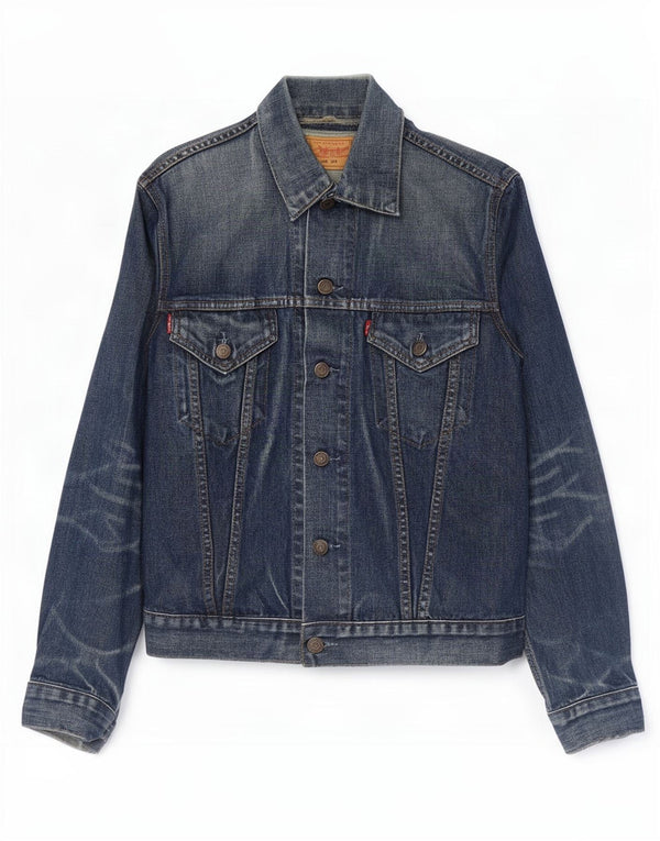 Levi's muška traper jakna UK 36 Mala tamnoplava pamuk