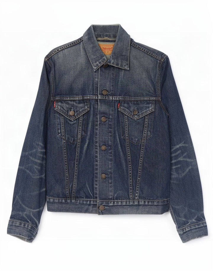 Levi's muška traper jakna UK 36 Mala tamnoplava pamuk