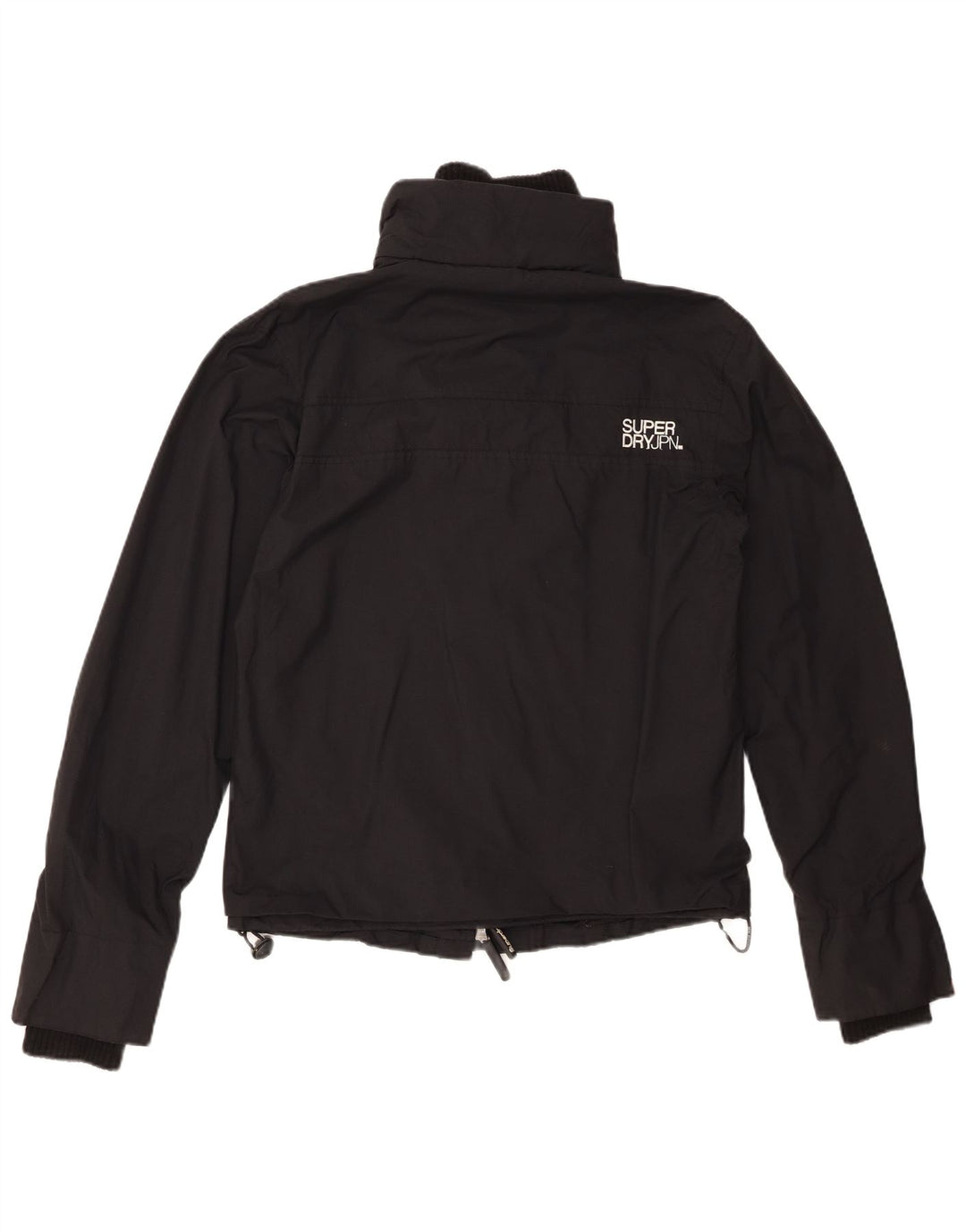 SUPERDRY ženska kišna jakna s grafičkim motivima UK 14 Srednji crni najlon