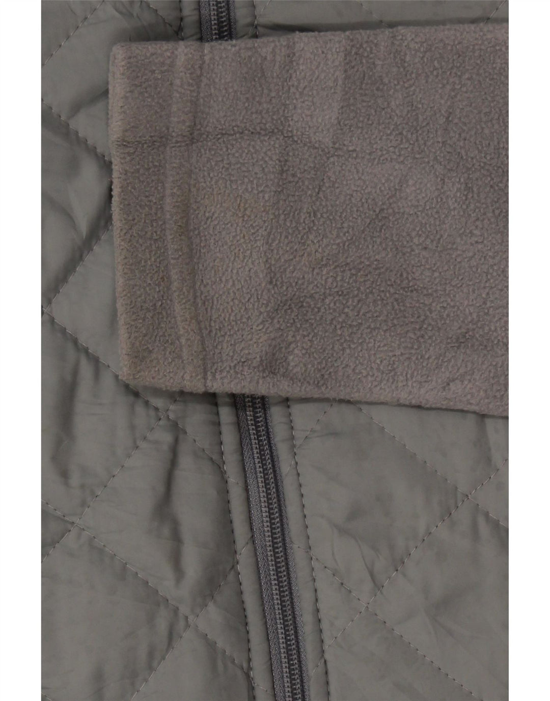 NEW BALANCE Womens Hooded Fleece Jacket UK 10 Small Grey Polyester Vintage New Balance and Second-Hand New Balance from Messina Hembry 