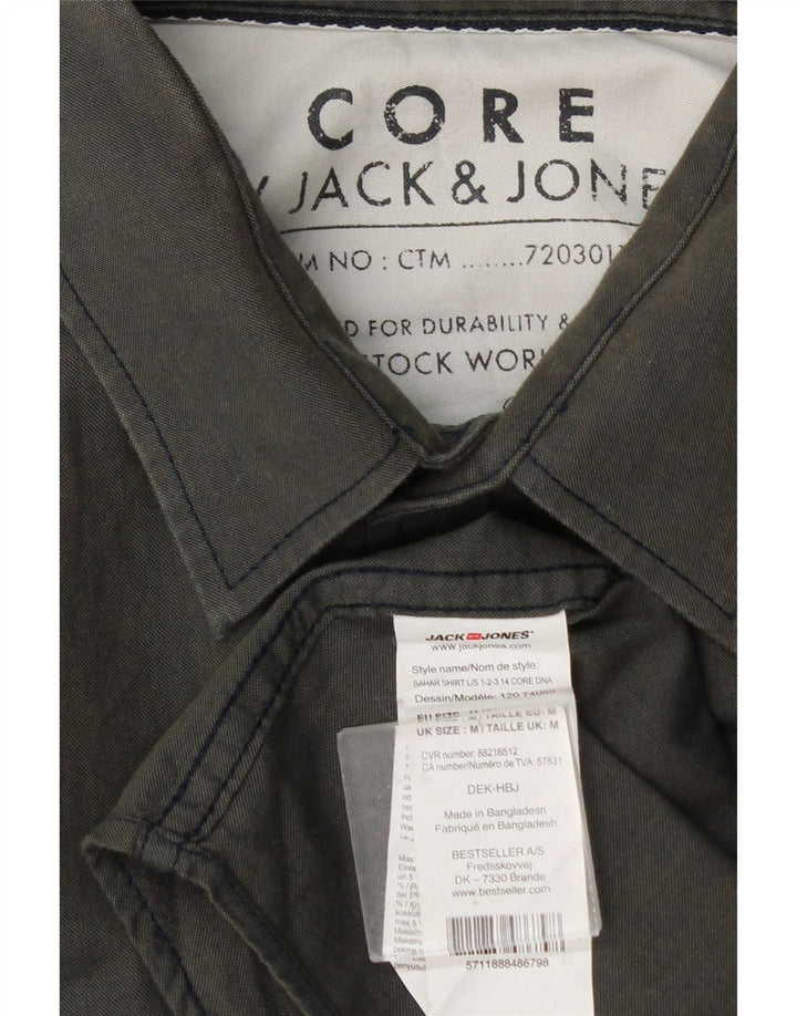 Jack & Jones muška košulja, srednji kaki pamuk