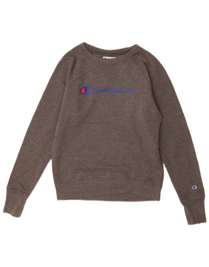 Champion muški džemper XS Graphic Sweatshirt sivi poliester