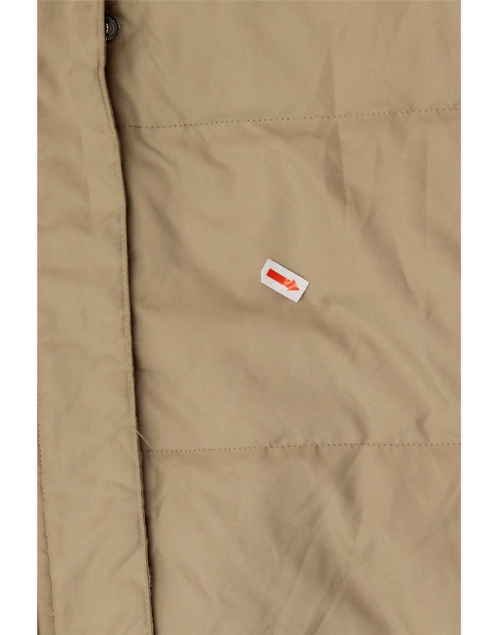 BEST COMPANY Womens Padded Coat UK 14 Large  Beige