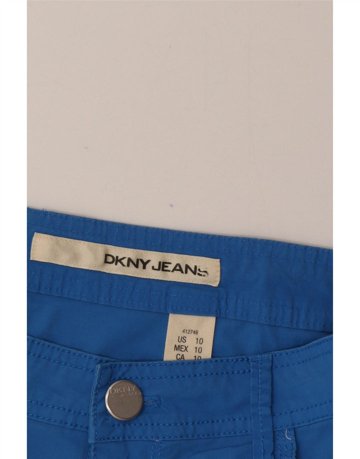 Dkny ženske ležerne kratke hlače US 10 Large W34 plavi pamuk