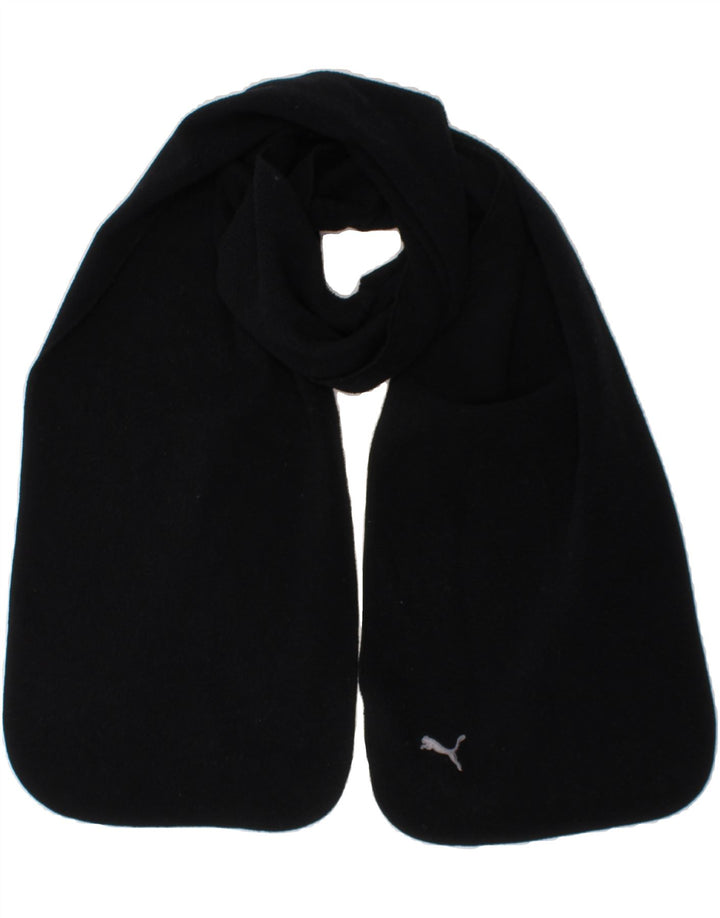 PUMA Mens Fleece Rectangle Scarf One Size Black Polyester Vintage Puma and Second-Hand Puma from Messina Hembry 