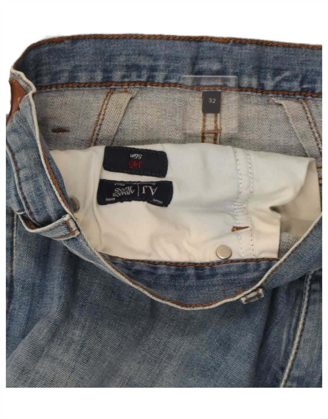 Armani Mens J45 Slim Jeans W32 L31 Plave