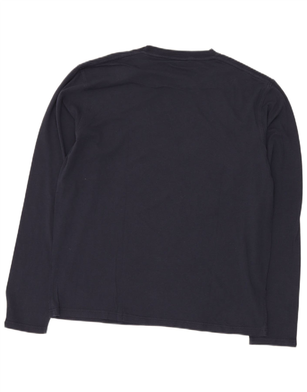 DIESEL Muška grafička majica dugih rukava XL tamnoplavi pamuk
